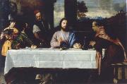 TIZIANO Vecellio The meal in Emmaus oil painting artist